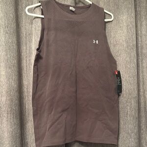 Under Armour Charcoal Sleeveless Training Top